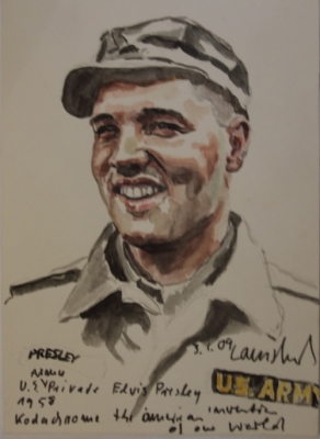 Ulrich Lamsfuß, U.S. Army Private Elvis Presley