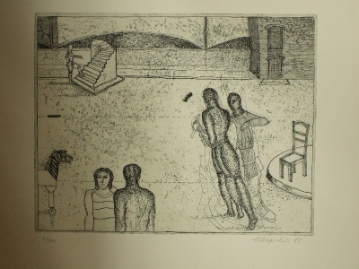 Edgar Augustin - Atelier mit Treppe