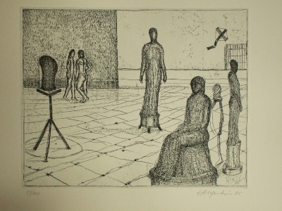 Edgar Augustin - Im Atelier