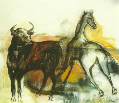 Danielle Gau, Stier und Pferd